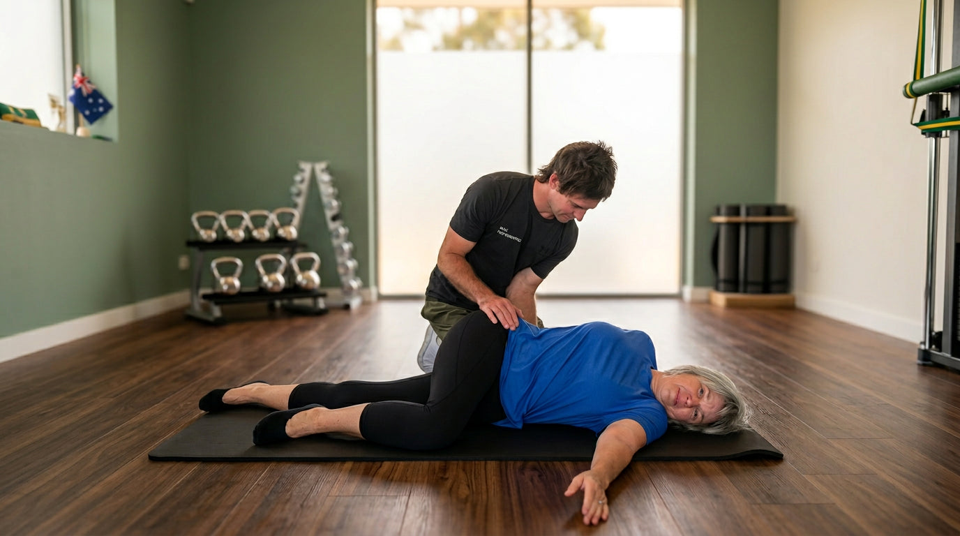 MAV Performance sports rehabilitation floor exercise Melbourne